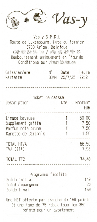 Exemple de ticket Exemple de ticket